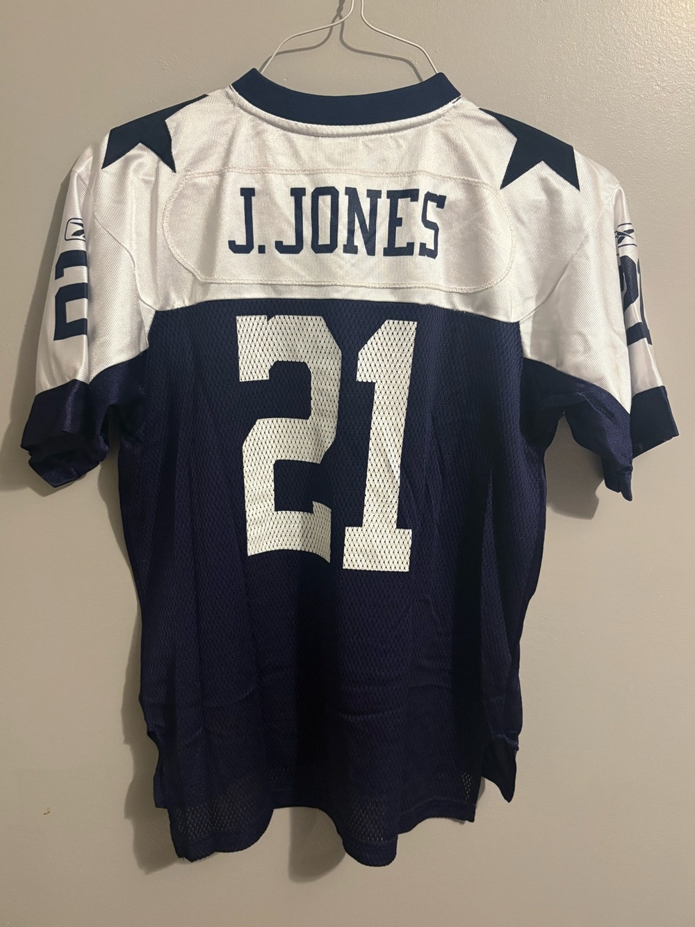 Dallas Cowboys Jones 21 Throwback Jersey